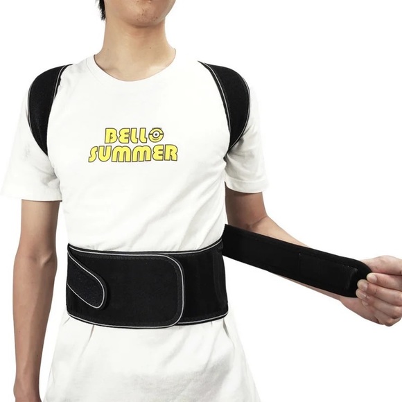 Back brace support steel plate posture up to 120 lbs back pain straight - Picture 7 of 7